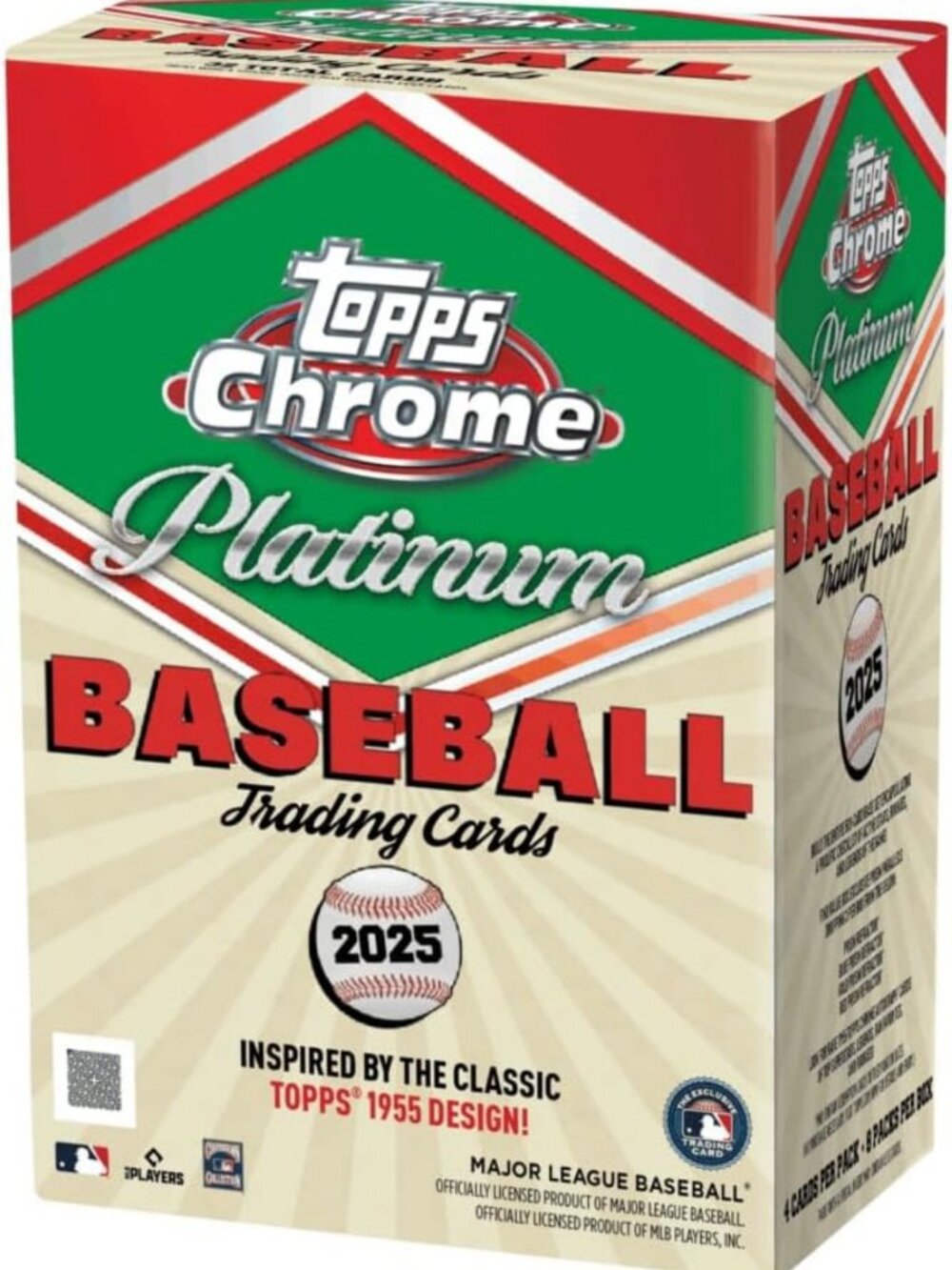 2025 Topps Chrome Platinum Baseball Value Box - Collectible Cards, Rare Inserts